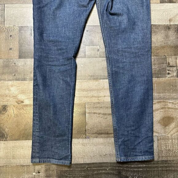 Everlane Men’s Size 31x32 Jeans Skinny Dark Blue Denim Stretch Cotton Casual - Picture 9 of 11
